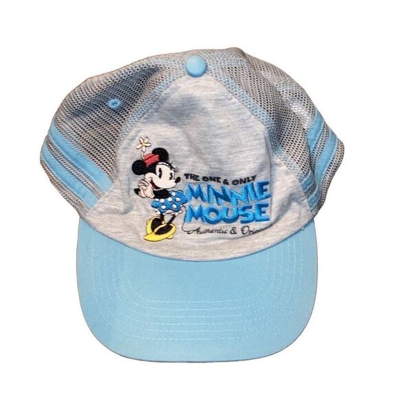 Disney Parks Unisex Minnie Mouse Mesh Breathable Adjustable Embroidered Hat - Picture 1 of 4